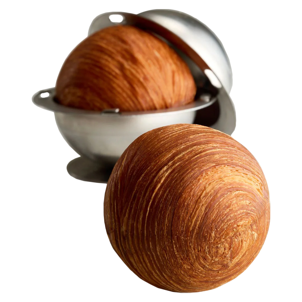 Pavoni Stainless Steel Sphere Croissant Mold