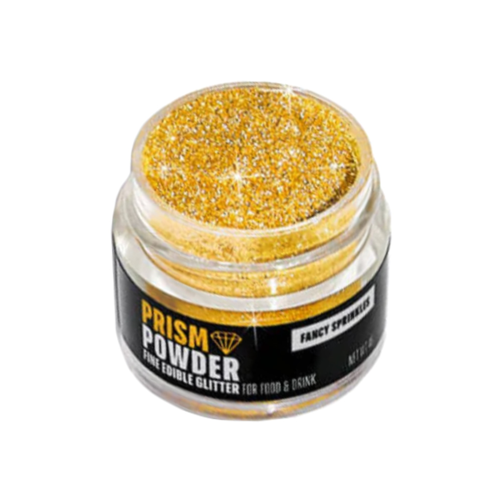 Jumbo Gold Prism Powder, Jumbo Edible Glitter For Drinks and Food