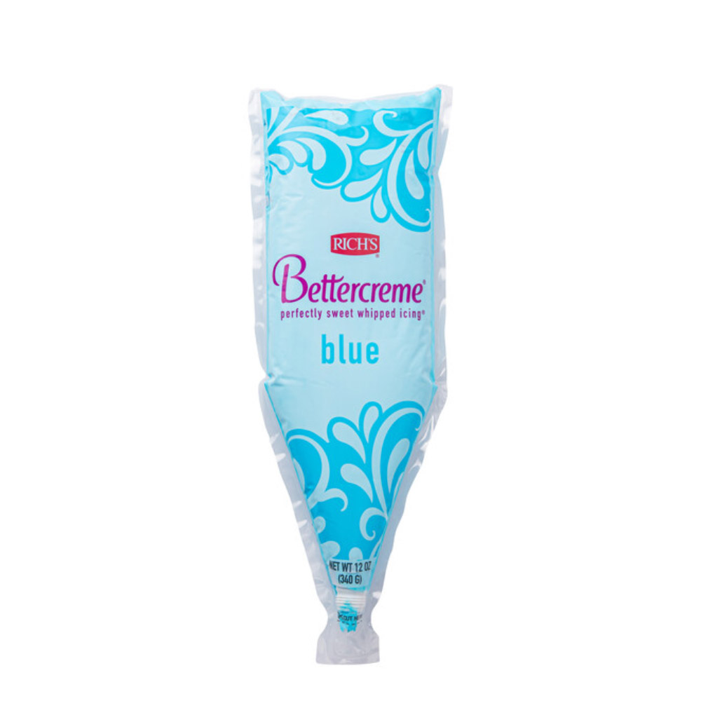 Rich's Bettercreme Blue Icing, 12 oz. - Pack of 3