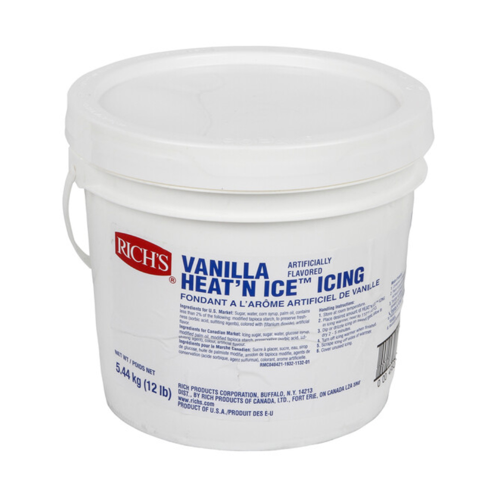 Rich's Heat N Ice Vanilla Icing, 12 lbs.