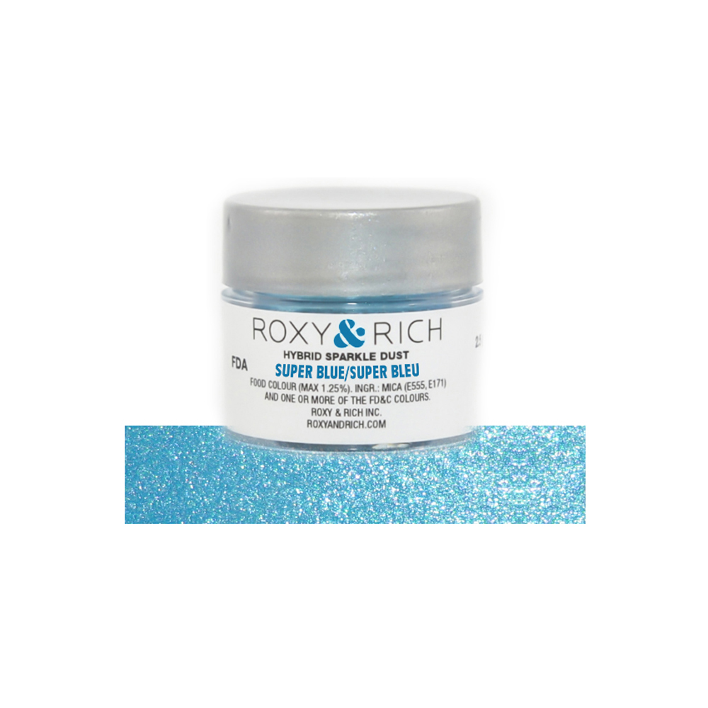 Roxy & Rich Super Blue Hybrid Sparkle Dust, 2.5 Grams 