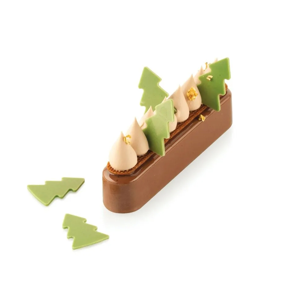 Silikomart CHABLON TREE Chocolate Chablon, 36 Cavities