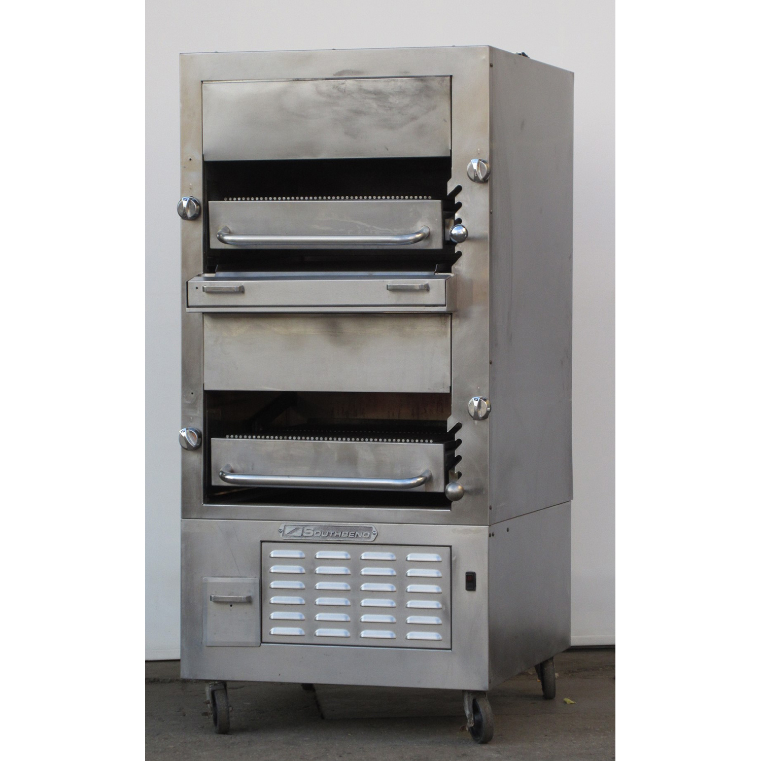 Southbend 270D Upright Infrared Broiler Gas Double Deck, Used Excellent Condition