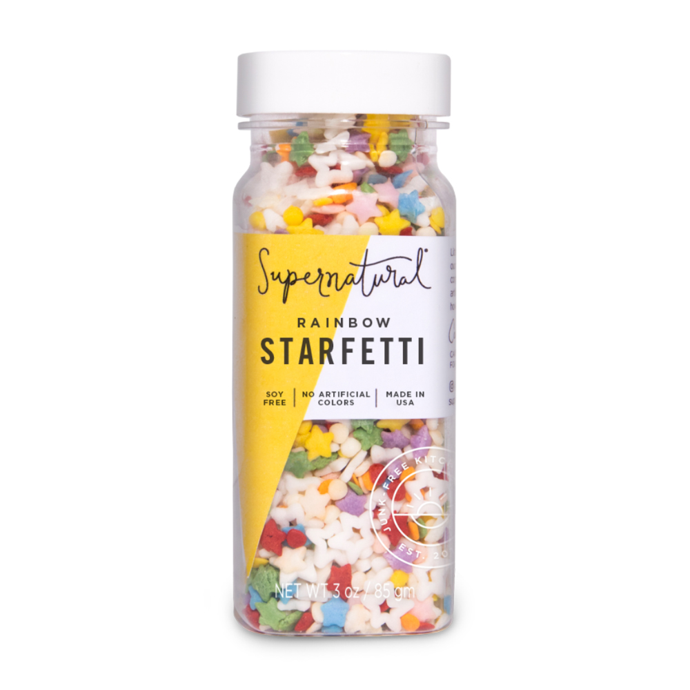 Supernatural Rainbow Starfetti Sprinkles, 3 oz.