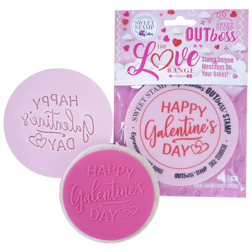 Sweet Stamp Happy Galentine's Day Outboss Stamp