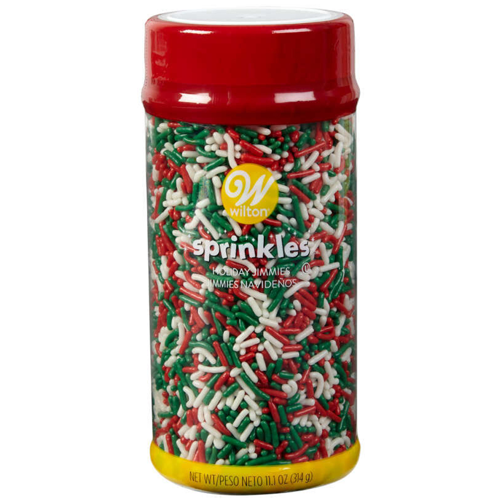 Wilton Holiday Sprinkles Jimmies, 11.1 oz.