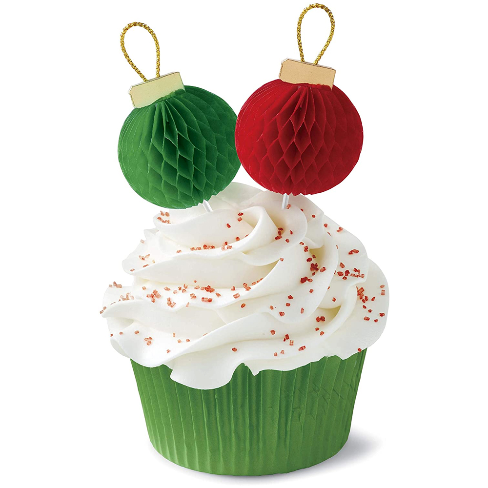 Wilton Ornament Cupcake Topper, Pack of 12