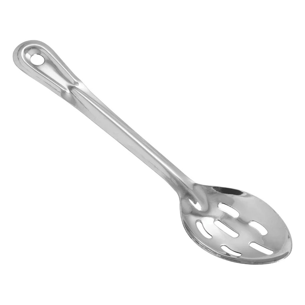 Winco 11" Serving Spoon Stainless Steel, Slotted