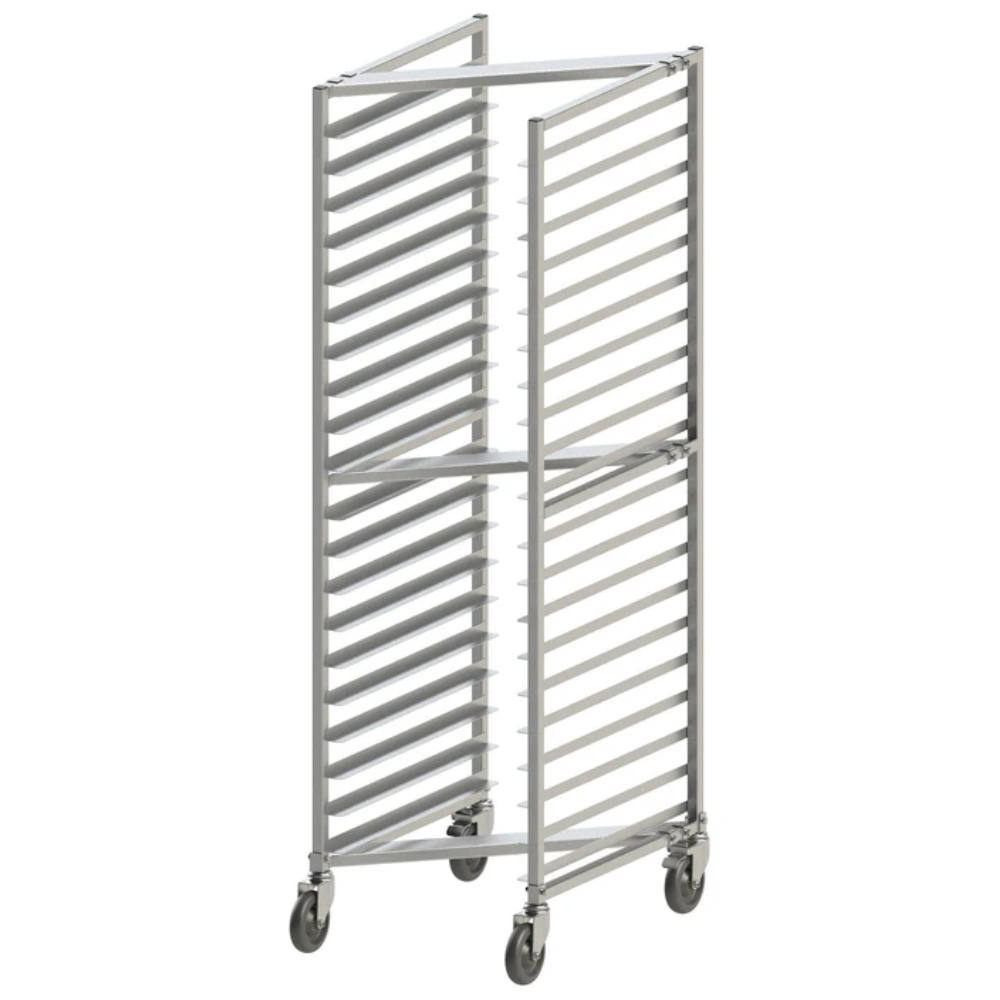 Winco 20 Tier Nesting Sheet Pan Rack with Brakes