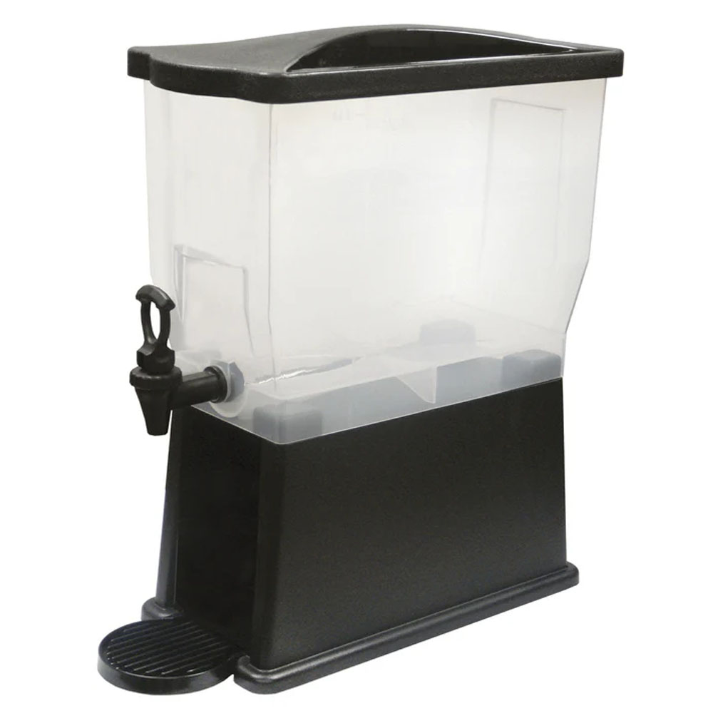 Winco 3 Gallon Slim Plastic Beverage Dispenser