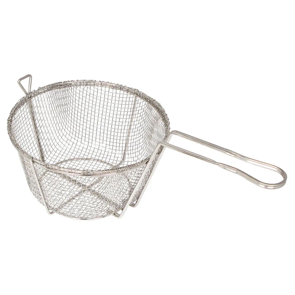 Winco 5-1/2 Quart Mesh Fry Basket 