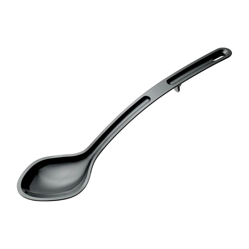 Winco Black Serving Spoon, 13"