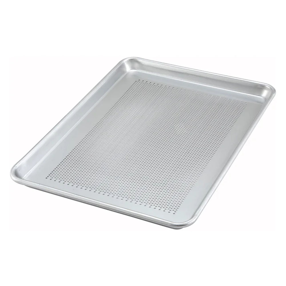 Winco Bun / Sheet Pan 13" x 18" (Half Size), Perforated