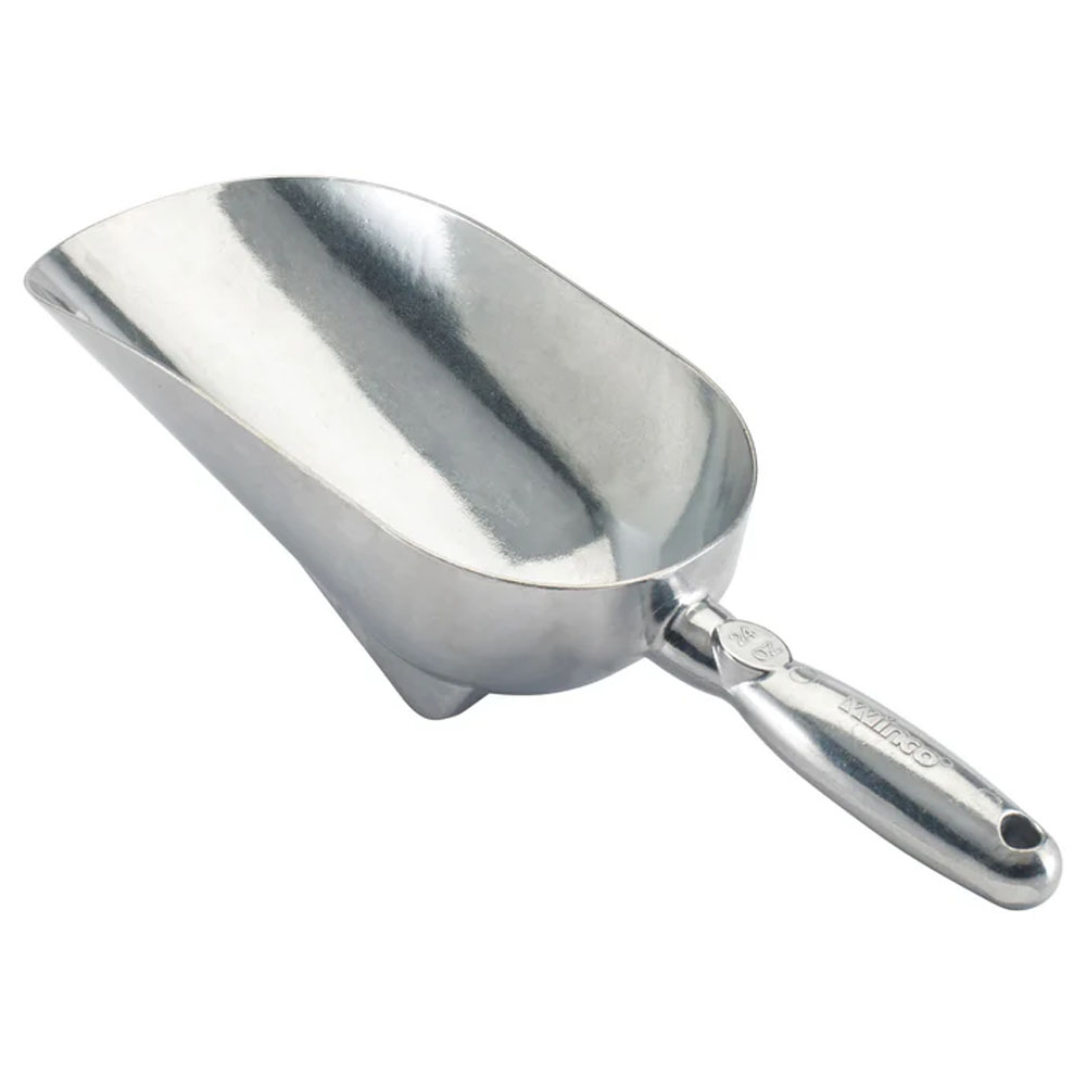 Winco Cast Aluminum Flour Scoop, 24 Ounce