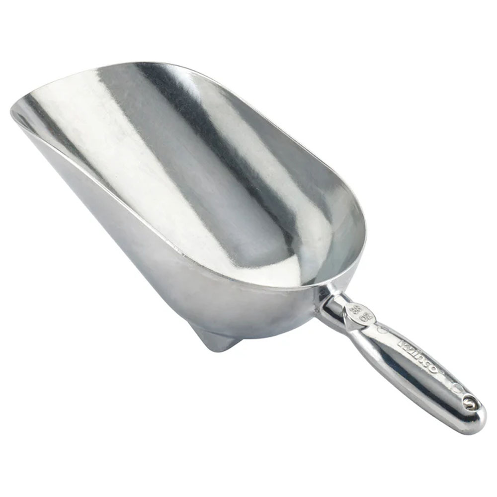 Winco Cast Aluminum Flour Scoop, 38 Ounce