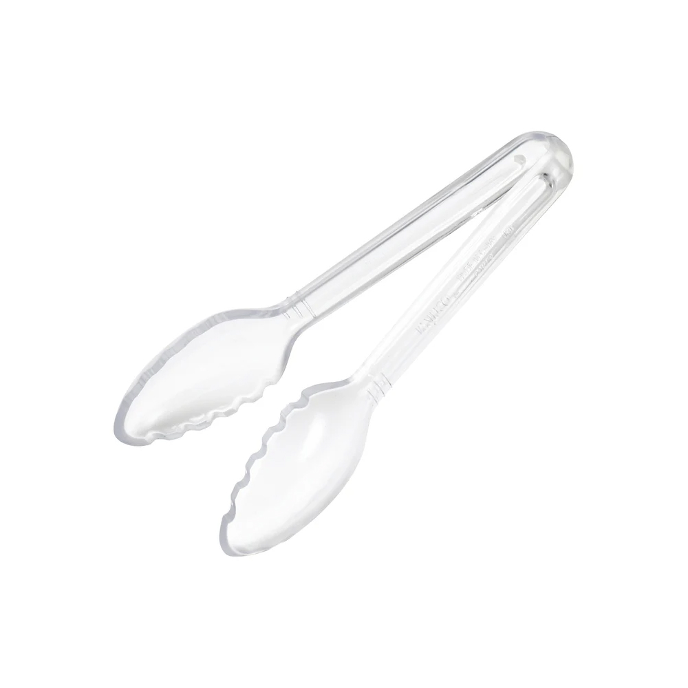 Winco Clear Serving Tongs, 12"