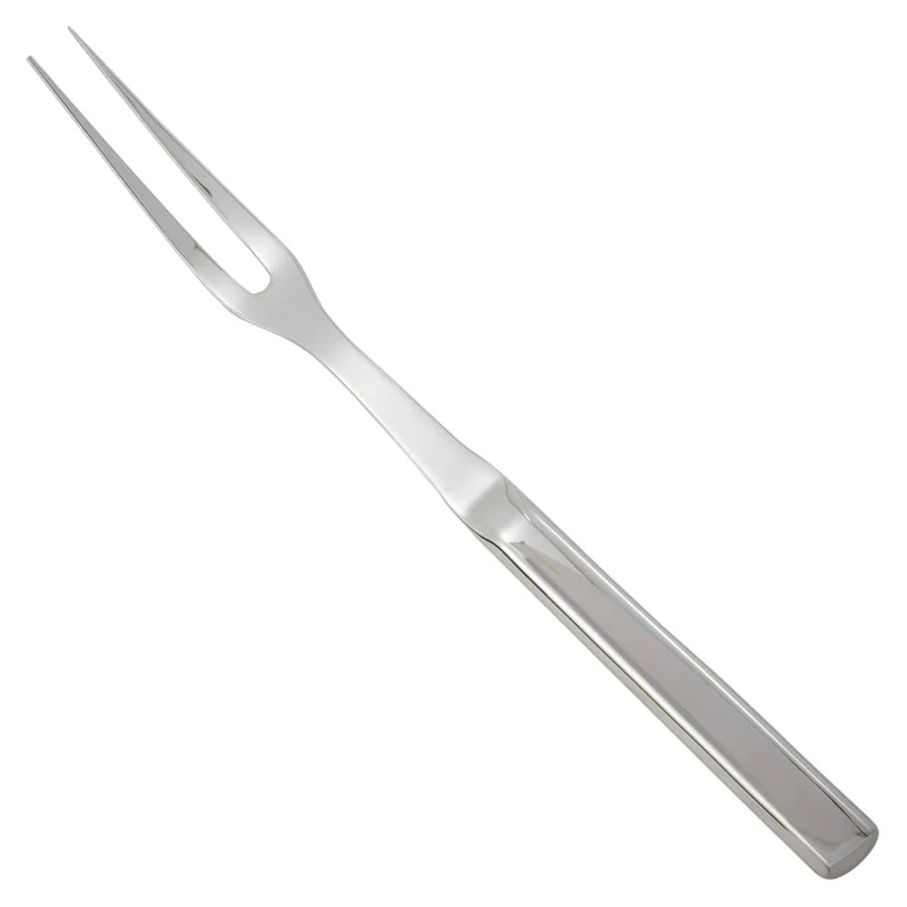 Winco Deluxe Hollow-Handle Two-Tine Pot Fork - 11"