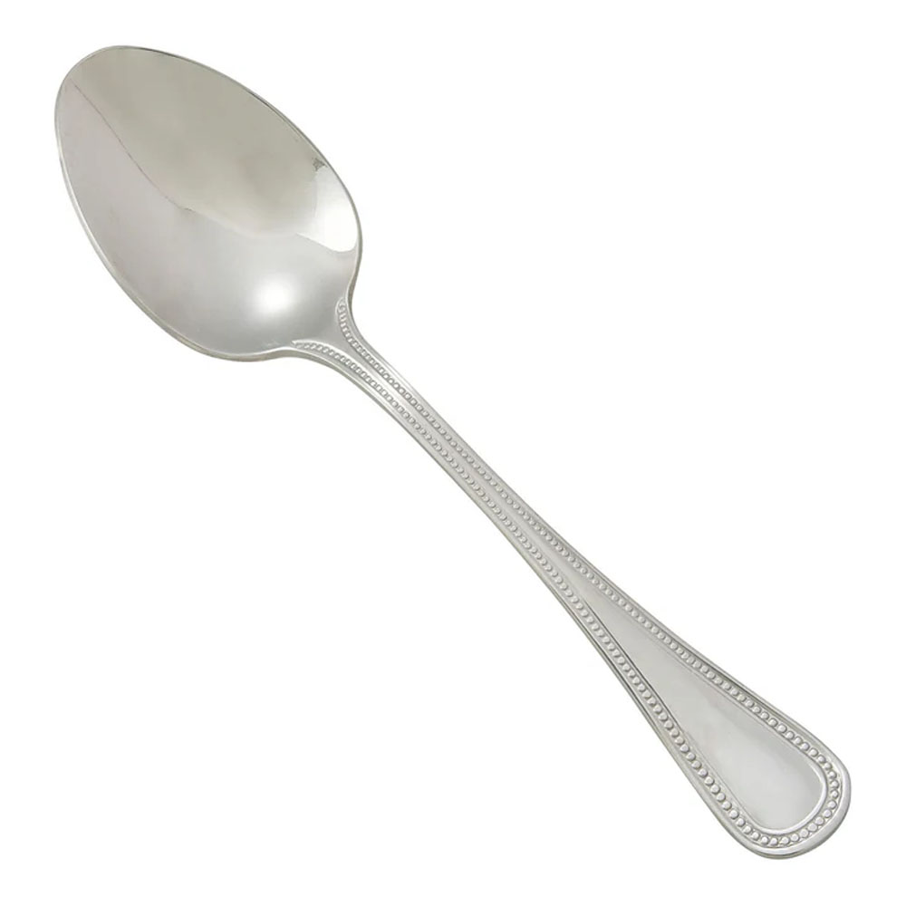 Winco Deluxe Pearl Stainless Steel Dinner Spoon, 1 Dozen