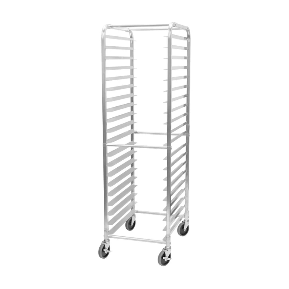 Winco Economy End Load Sheet Pan Rack with Brakes, 20 Tier