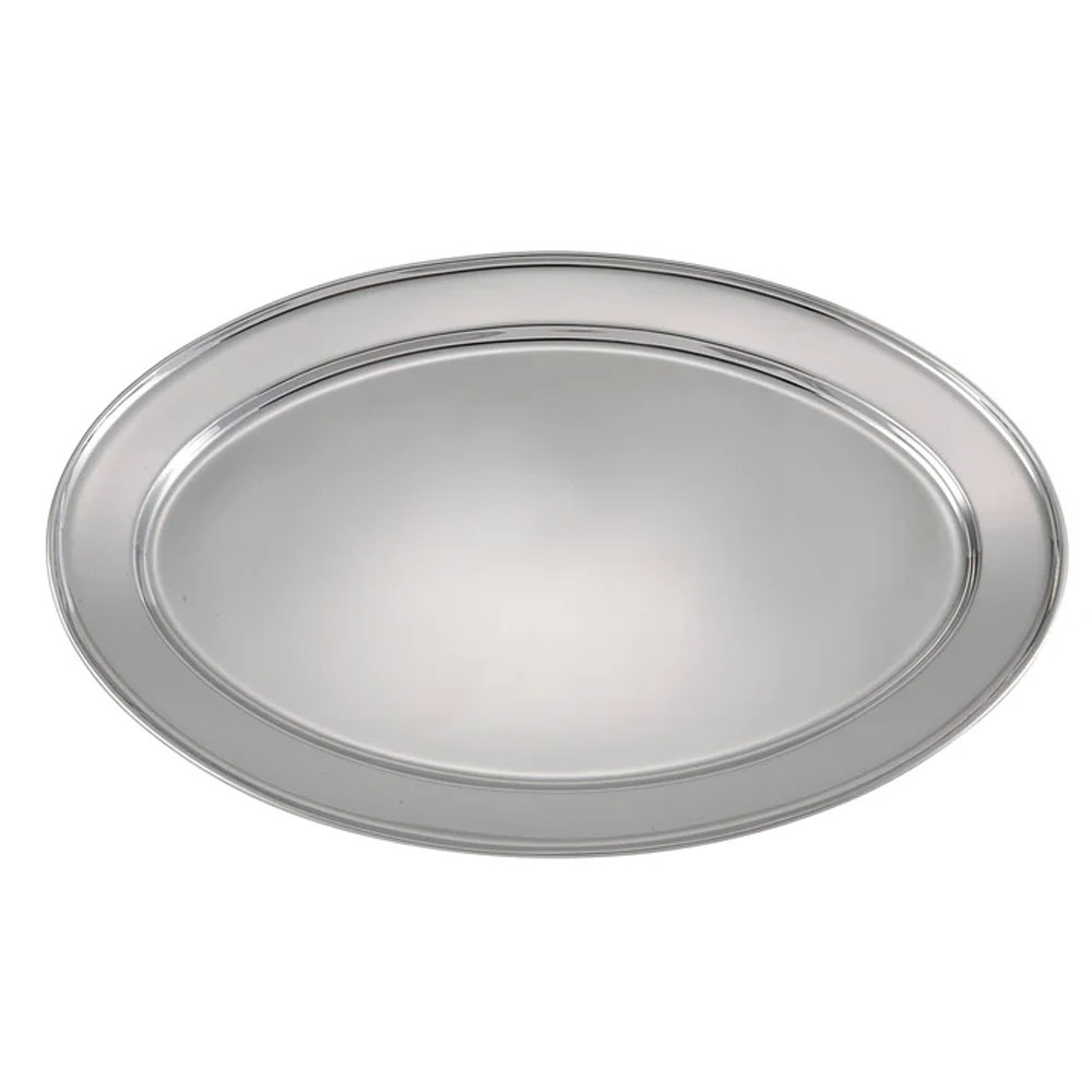 Winco Oval Platter, Stainless Steel - 16"