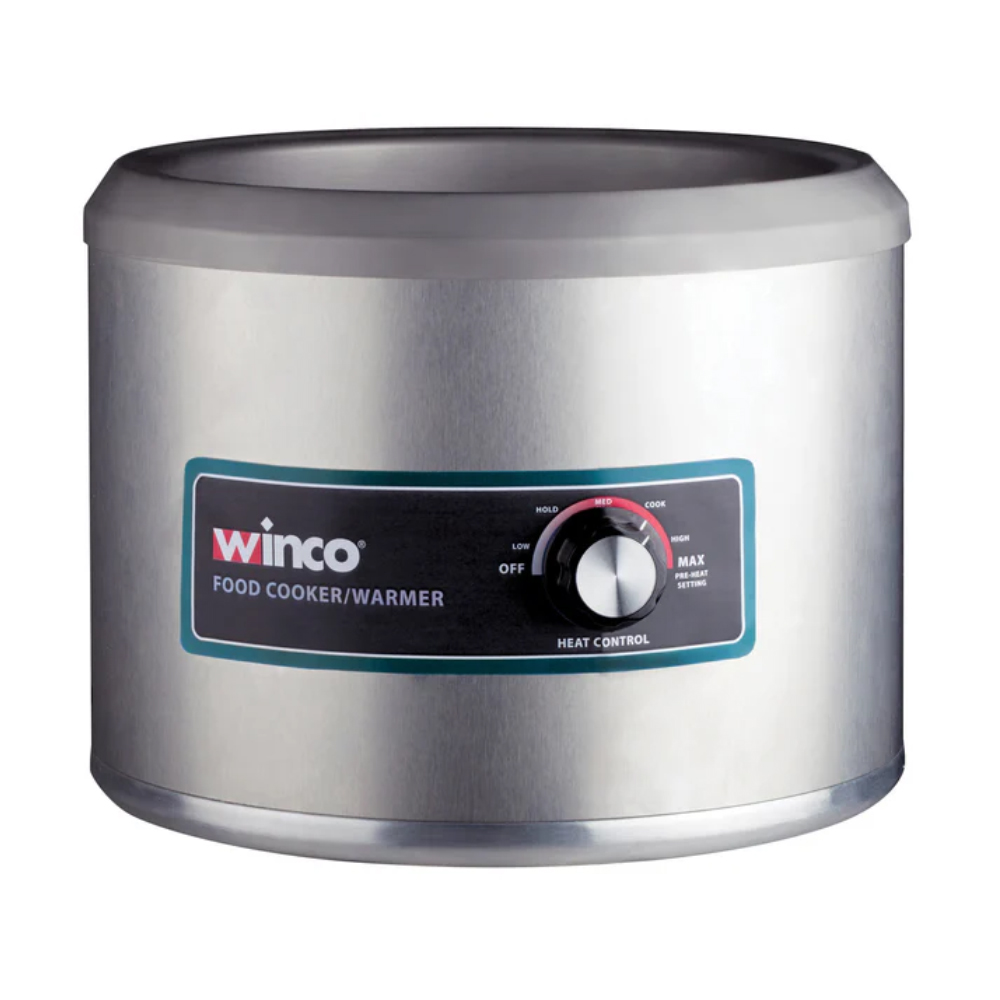 Winco Round Electric Food Cooker / Warmer, 11 Quart