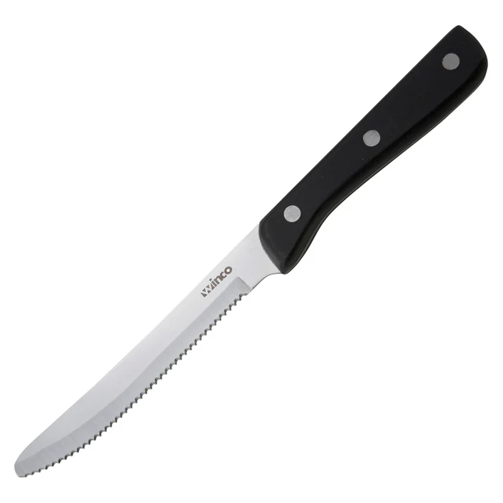 Winco Steak Knife, 5" Blade - Case of 12