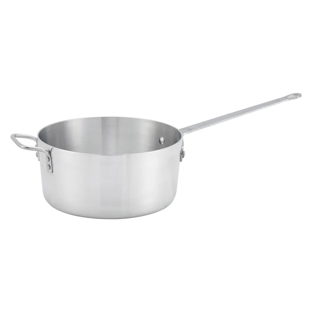 Winco Tapered Sauce Pan, Aluminum, 10 Quart