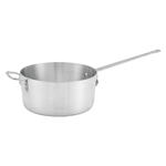 Winco Tapered Sauce Pan, Aluminum, 7 Quart