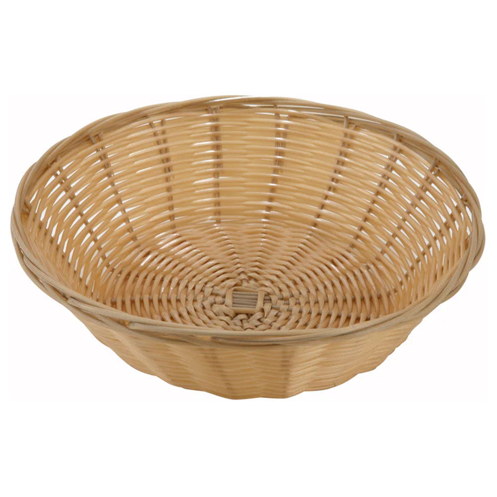 Winco Woven Display Basket, 9" Round - PWBN-9R