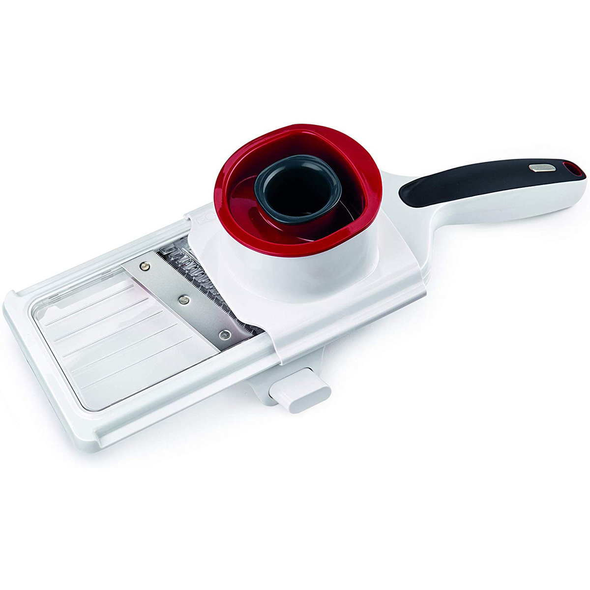 Zyliss E900044U 13" Handheld Slicer, White/Red