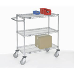 3-Tier Wire Rolling Cart 18
