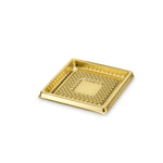 Alcas Square Mini Medoro Tray, Gold, 2