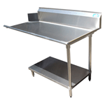 DHCT-S36R All Stainless Steel Clean Dishtable with Undershelf - 36