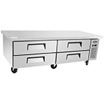 Atosa MGF8454GR Two Section Side Mount Refrigerated Chef Base 76