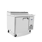 Atosa MPF8201GR Side Mount Refrigerated Pizza Prep Table 44