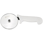 Bleteleh Stainless Steel Pizza Wheel with White Handle, 4 Diameter