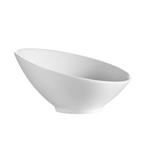 CAC China SHER-B9 White 26 Oz Porcelain Sheer Salad Bowl 9
