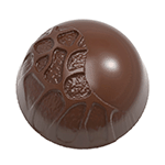 Chocolate World Half Sphere Giraffe Polycarbonate Chocolate Mold, 21 Cavities