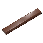 Chocolate World Polycarbonate Chocolate Baton Mold, 18 Cavities