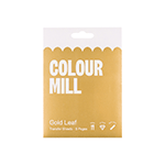 Colour Mill Gold Leaf Sheets, 3.14" x 3.14" - Pack of 5