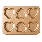 Decora Heart Mold, 6 Cavities