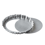 Decora Oval Tart Mold with Removable Bottom, 11.4" x 7.9" x 1.2"