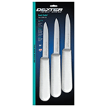 Dexter Paring Knives, 3-1/4" Blade - Set of 3