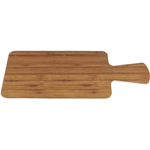 Elite Global Solutions M510RC Fo Bwa Rectangular Faux Bamboo Serving Board with Handle - 10 1/2