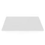 Elite Global Solutions M8155F Display White Melamine Flat Tray with Feet - 15 3/4