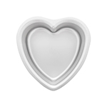 Fat Daddios Anodized Aluminum Heart Cake Pan 6" x 3" Deep