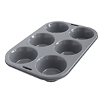 Fox Run Giant Nonstick Muffin Pan, 6 Cavities