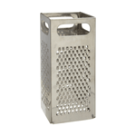 Winco SQG-1, 4x3x9-Inch Stainless Steel Tapered Grater with Handle