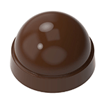 Greyas Polycarbonate Dome with Base Chocolate Mold, 24 Cavities