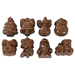 Implast Polycarbonate Christmas Shapes Chocolate Mold, 32 Cavities